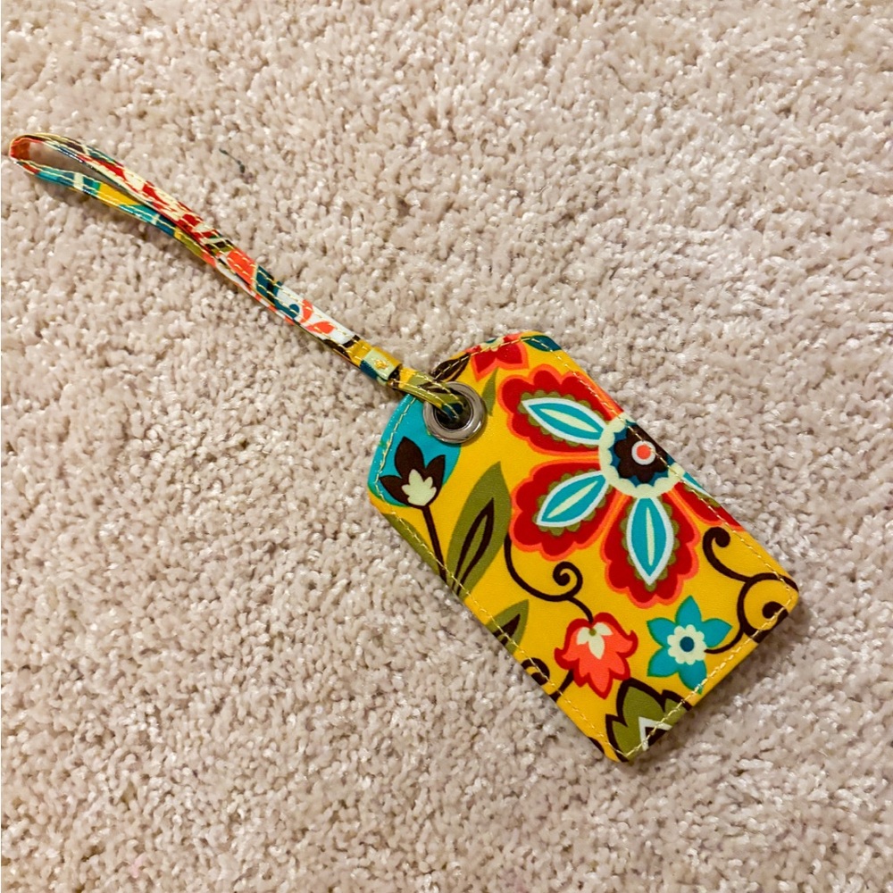Vera Bradley Floral Luggage Tag